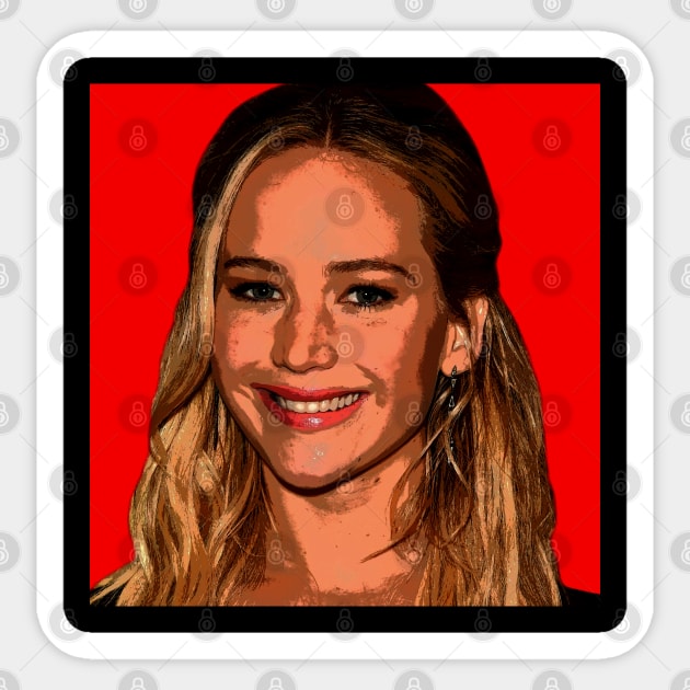 jennifer lawrence Sticker by oryan80